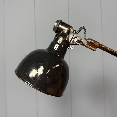 Black Table Lamp with Enamel Shade from Rademacher For Sale - Image 4 of 18