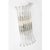 Silver AERIN for Visual Comfort Signature Rhine 21" Sconce in Polished Nickel with Crystal For Sale - Image 8 of 12