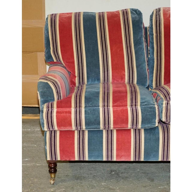 Set of Signature Scroll Arm Sofas from Howard & Sons For Sale - Image 6 of 18