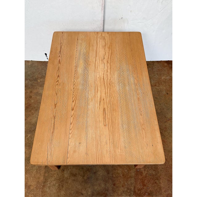 French Rectangular Low or Coffee Table of Pine For Sale - Image 12 of 12