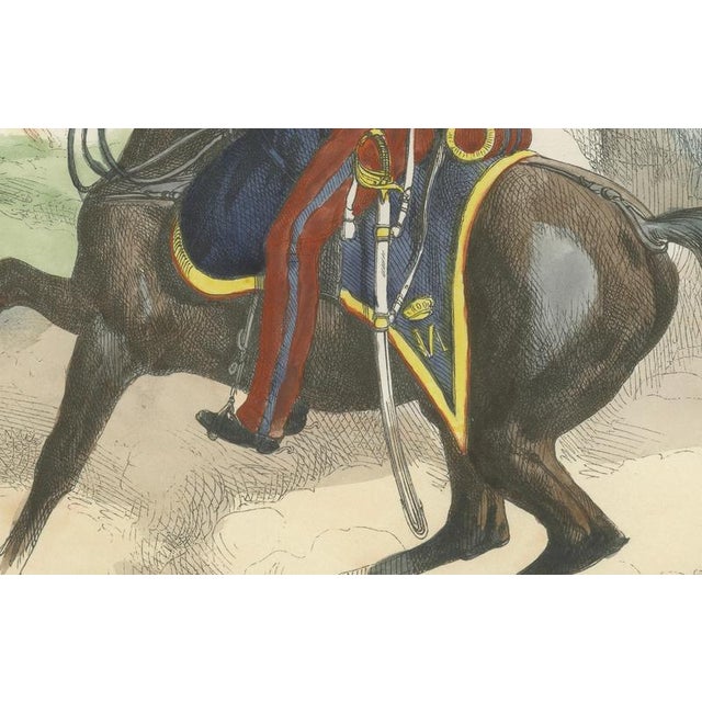 Chevau-Légers Lanciers, Imperial Guard Cavalry, 1843, Paper For Sale - Image 4 of 9