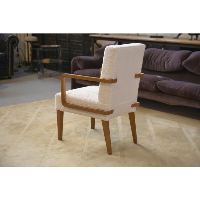 1940s Modernist Oak Armchair, 1940s For Sale - Image 5 of 12