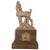 1940's Hollywood Regency carved wood horse sculpture on a limed oak base mounted as a table lamp by Heifetz of New York...