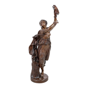 Jean Baptiste Clesinger "Zingara" Patinated Bronze