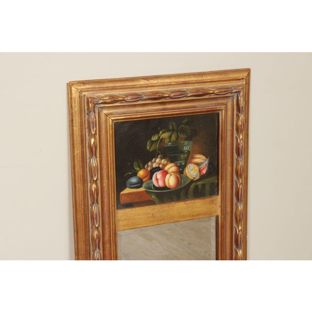 Late 20th Century Vintage Gold Framed Trumeau Mirror For Sale - Image 5 of 12
