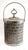 1960s Mid Century Silver Plate Faux Bamboo Ice Bucket With Handle For Sale - Image 10 of 13