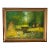 Vintage Impressionist Landscape Painting Framed & Signed For Sale