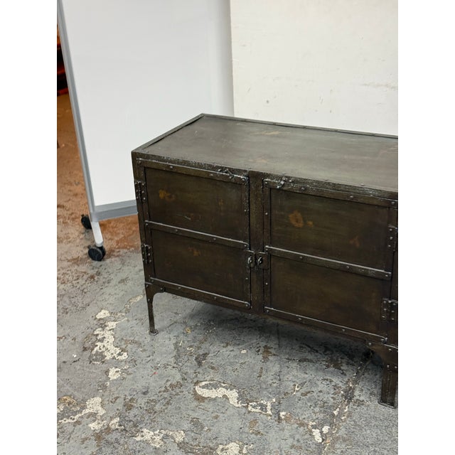 2010s Restoration Hardware Industrial Tool Chest Sideboard For Sale - Image 5 of 12