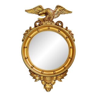 Vintage 1960 Syroco Federal Eagle Wall Mirror | Service Industries Inc. For Sale