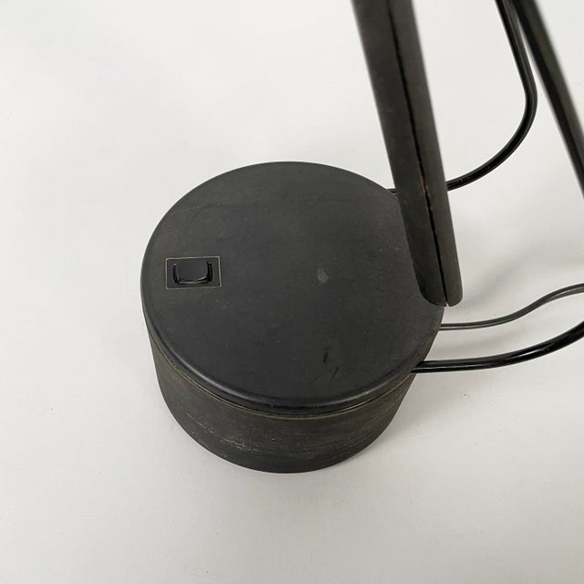 Italian Modern Black Dove Table Lamp by Mario Barbaglia and Marco Colombo for Paf, 1980s For Sale - Image 14 of 16