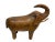 Leather Elephant Small Footstool attributed to Dimitri Omersa, 1960s For Sale - Image 10 of 11