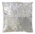 Pasargad Home Forest Silver Foil Cowhide Pillow For Sale