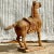 An absolutely incredible vintage Boho horse. Monumental in size and drama. Beautiful hand carved detail and gorgeous wood...