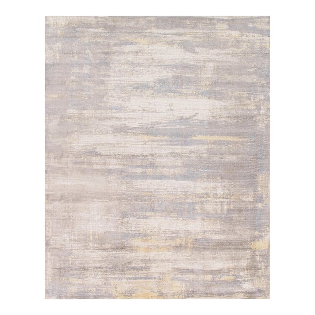 Pasargad Home Modern Ivory Area Rug-10' 0'' X 14' 0'' For Sale