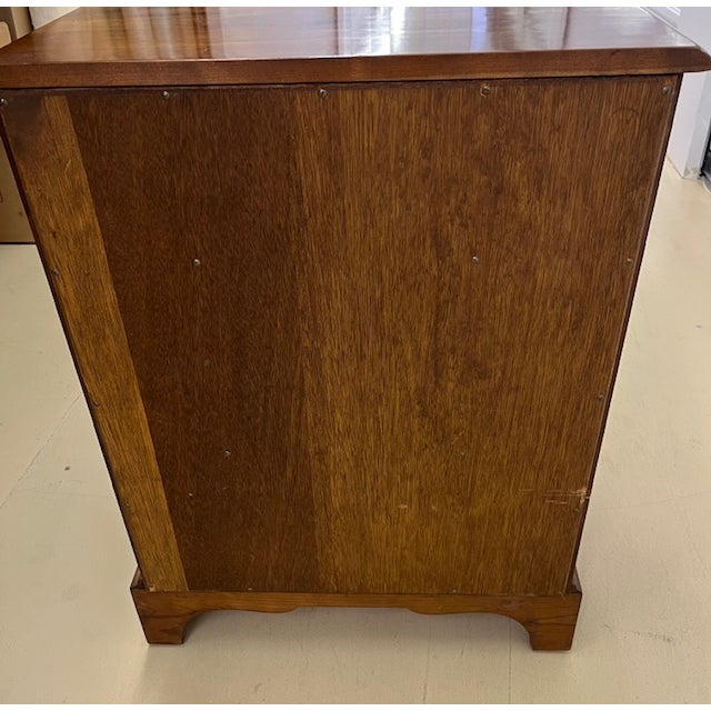 Brown 1950's Stickley Cherry Bedside Table/ Night Stand For Sale - Image 8 of 8