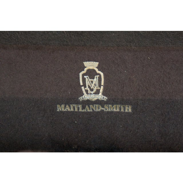 Maitland - Smith Chinese Chinoiserie Lacquered Silverware Flatware Chest Box For Sale - Image 9 of 11