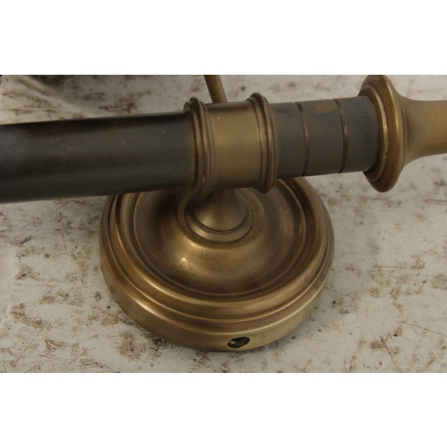 1970s Traditional Chapman Lighted Sconces W. Tole Shades - a Pair For Sale - Image 9 of 13