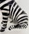 Seated Glazed Ceramic Zebra Sculpture, Bassano, 2000s For Sale - Image 9 of 11