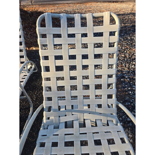 Late 20th Century Brown Jordan Patio Chaise Lounge Chairs, 3 Pieces For Sale - Image 9 of 9