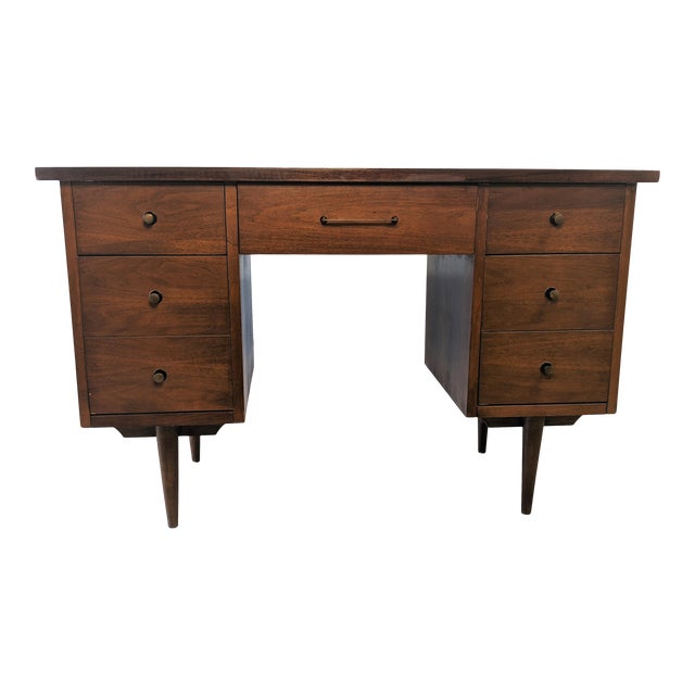 1960s MidCentury Modern Basset Walnut Desk Chairish