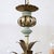 Chandelier in Iron, Brass and Lacquered Wood, 20th Century For Sale - Image 9 of 13