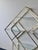 Milo Baughman Vintage Milo Baughman Style Diamond Brass and Glass Etagere, Attributed For Sale - Image 4 of 18