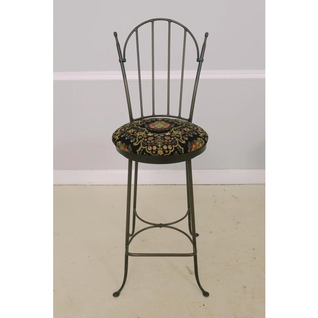 Age: Approx: 20 Years Old Details: Quality Iron High Quality Construction Swivel Seats Clean Upholstery Un-Marked As To...