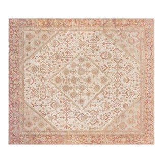 Antique Turkish Oushak Rug For Sale