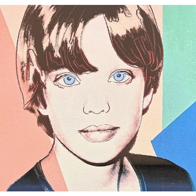 Andy Warhol "Bruno Bischofbergers Daughter", size 60 x 60 cm, plate signed bottom right, numbered with pencil on heavy...