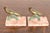 A gorgeous pair of antique Art Deco period bronze and marble pheasant bookends USA, Circa 1930s Each measures: 5.5"W x...