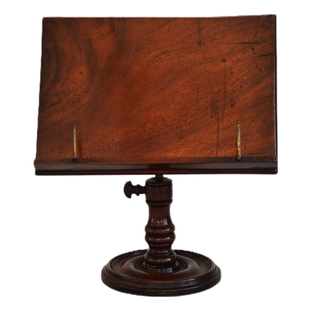 Antique Reading Stand in Mahogany, 1830 For Sale