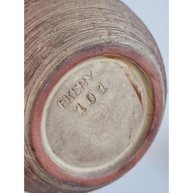 Scandinavian Modern Ceramic Vases attributed to Greta Runeborg for Ekeby, 1950s, Set of 2 For Sale - Image 3 of 10