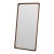 1960s Danish Modern Teak Mirror For Sale