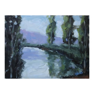 Quiet Places & Journeys — Modern Landscape (Original Oil Painting) For Sale