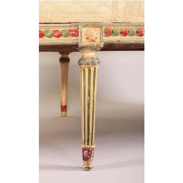 18th Century North Italian Painted Sofa For Sale - Image 4 of 9