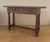Spanish Carved Console Table with Barley Twist Legs and Two Drawers, 1930s For Sale - Image 4 of 12
