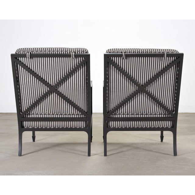 Pair of McKinnon and Harris Beaufort Aluminum Club Chairs For Sale - Image 18 of 18