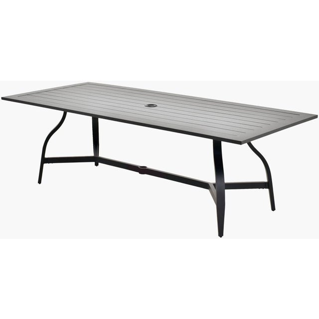 Ashley Childers x SURYA Antibes Dining Table Black 30"H x 96"W x 45"D For Sale