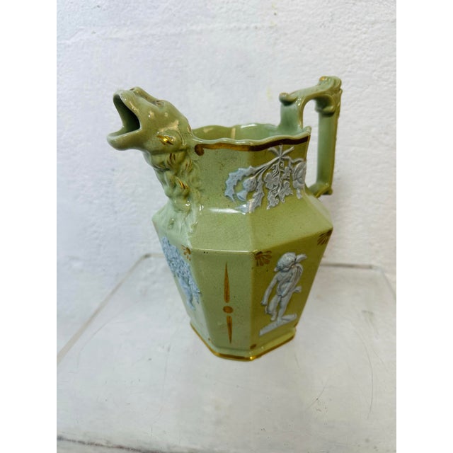 Antique Ceramic Pitcher For Sale In Charleston - Image 6 of 7