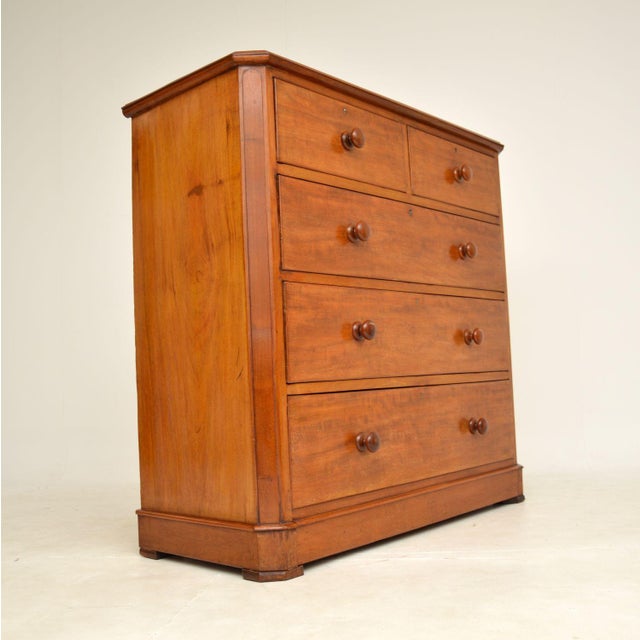 Large Antique Victorian Chest of Drawers, 1860s For Sale - Image 4 of 11
