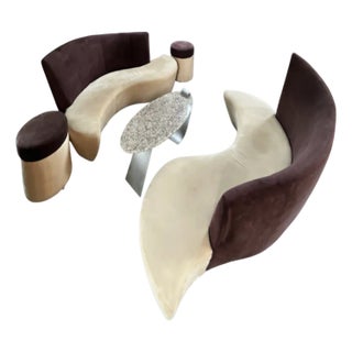 Vladimir Kagan Bilbao Sofa Set for Weiman For Sale