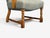 Gray Danish Cabinetmaker, Armchairs, Oak, Gray Wool, Denmark, 1950s For Sale - Image 8 of 12