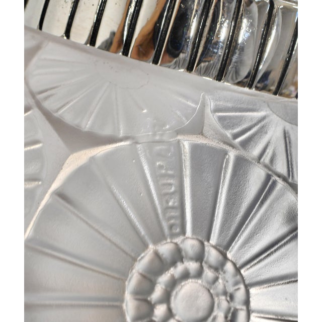 French Art Deco Pendant Light by Simonet Freres & Dieupart - 1920s France - A Pair For Sale - Image 12 of 13