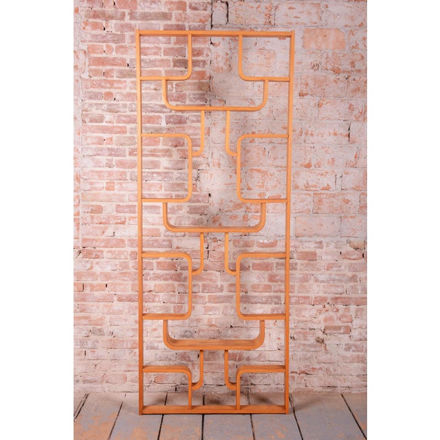 Wood Mid-Century Room Divider by L. Volak for Drevopodnik Holesov, Czech, 1960s For Sale - Image 7 of 12