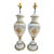 Early 20th Century Sevres Porcelain and Gilt Bronze Mounted Louis XV Lamps- A Pair of 2 For Sale