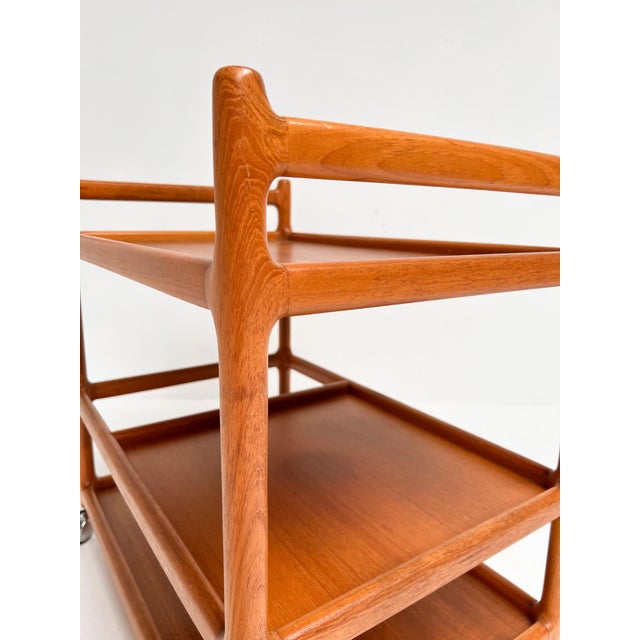 Teak Trolley by Andersen for Silkeborg, 1970s For Sale - Image 9 of 14