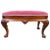Queen Ann Powered Pink Stool, 20th Century For Sale - Image 13 of 13