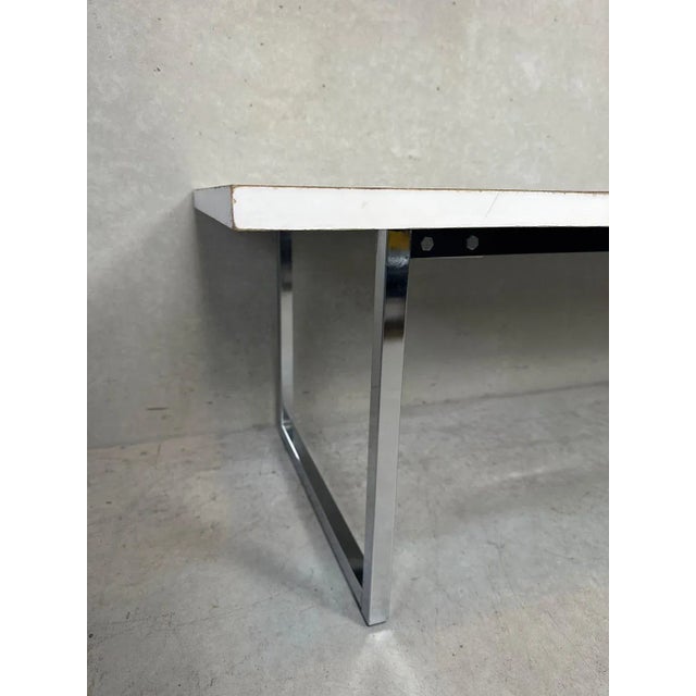 Wood Vintage Formica Table For Sale - Image 7 of 8