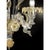 Glass Italian Ca Rezzonico with Gold Flowers and Leaves Murano Glass by Simoeng For Sale - Image 7 of 9