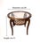 Mid 20th Century Paolo Buffa Style Art Deco Italian Walnut Side Table With Beveled Glass Top For Sale - Image 18 of 18
